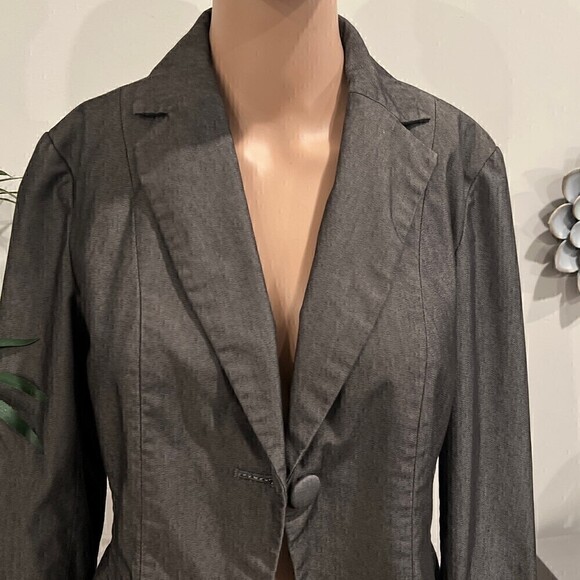 Barn Women Dress suit Blazer jacket in grey size 4 - Picture 2 of 7